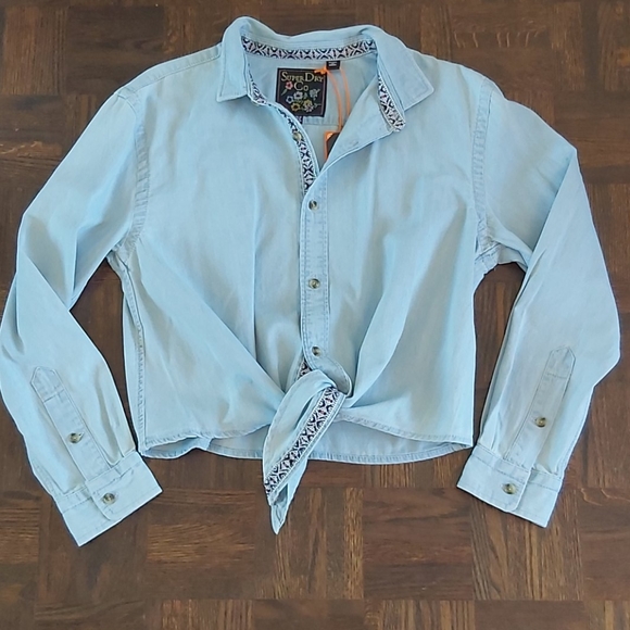 Superdry denim shirt - Picture 1 of 7